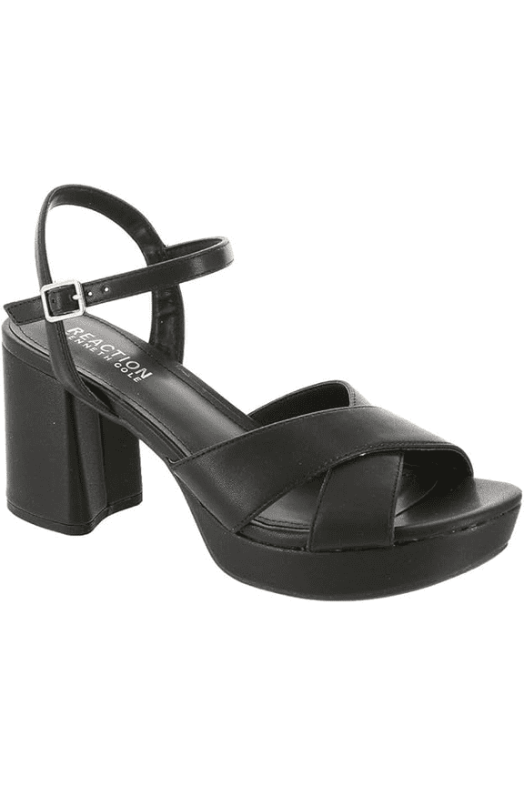 Reaction BLACK Women's Reeva Criss-Cross Platform Sandals, US 7