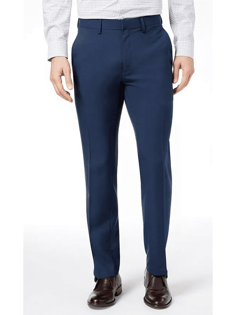 slim fit dress slacks Kenneth Cole Reaction Men's Slim Fit Solid Performance Dress Pant