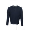 thumbnail image 1 of Kenneth Cole Reaction Blue Heather Henley Sweater , Size XLarge, 1 of 4