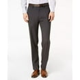 thumbnail image 1 of Kenneth Cole Reaction CHARCOAL Men's Modern-Fit Micro-Check Pants, US 36x34, 1 of 4
