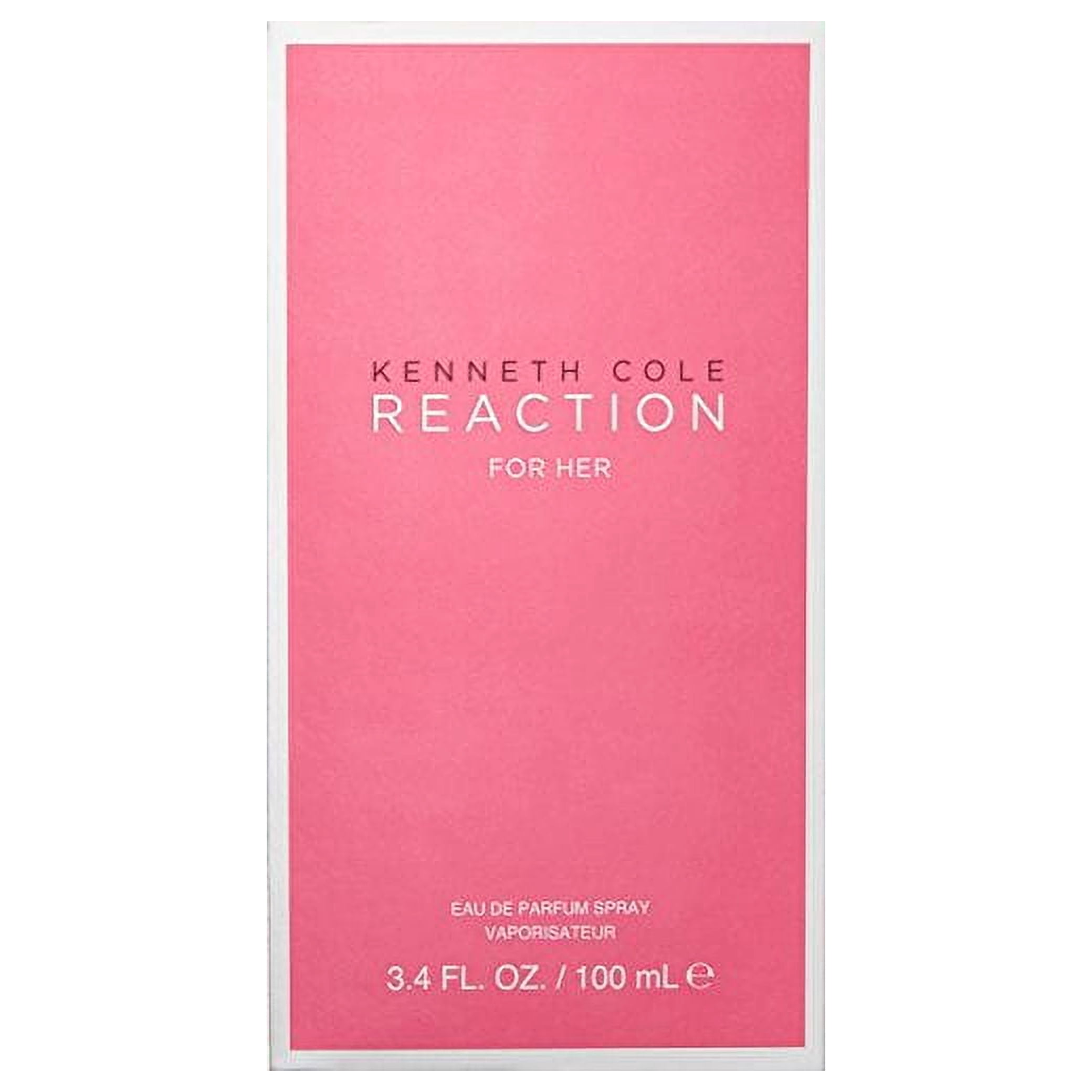 Kenneth Cole Reaction Eau De Parfum Spray, Perfume For Women, 3.4 Oz