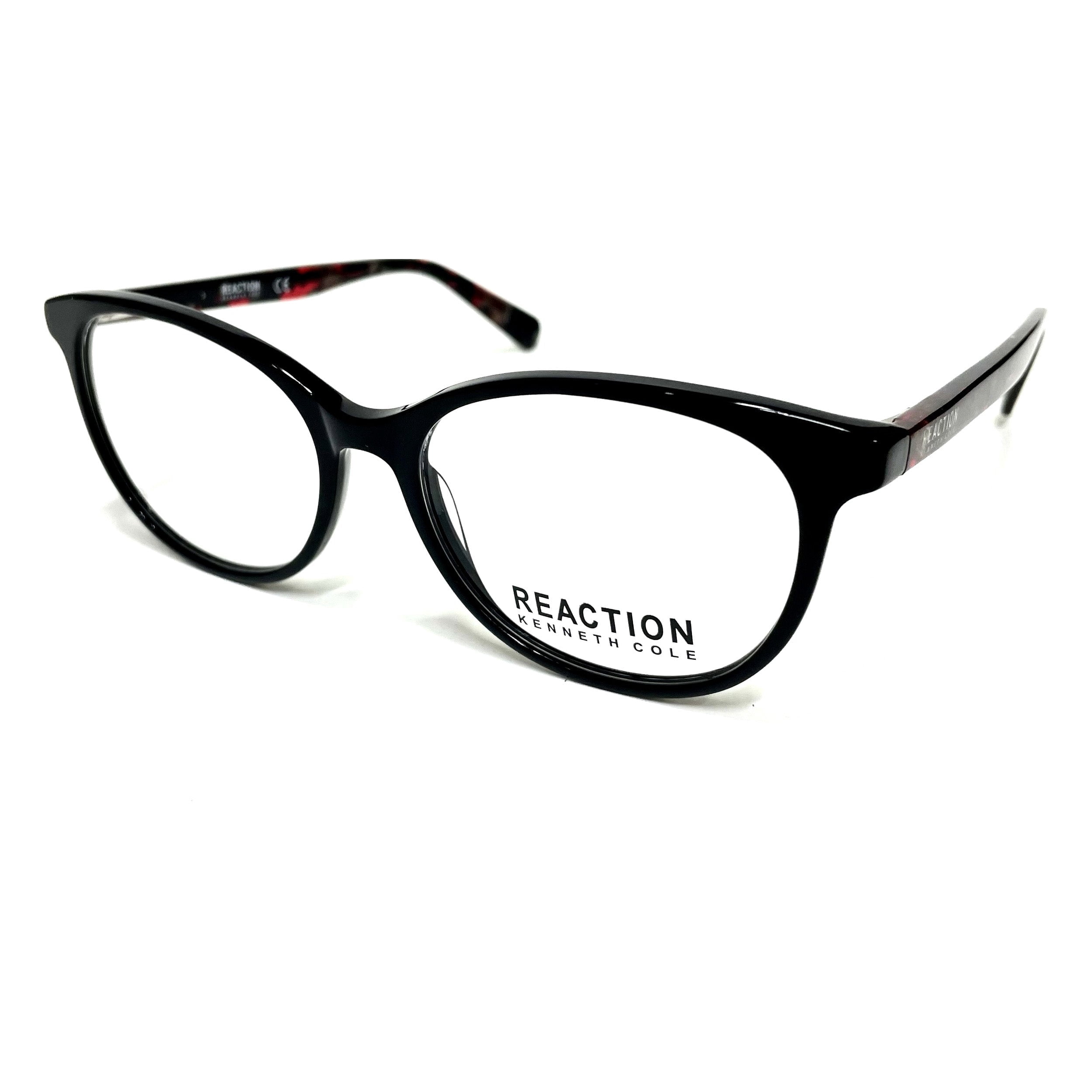 Kenneth Cole Reaction EYEGLASSES KC0900-001-53 New with case Kenneth Cole Reaction KC0900 001 Black Round Plastic  main image 4