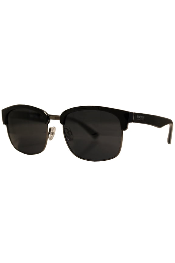 Reaction KC1433 Sport Golf Sunglass, Gloss Black Frame/Smoke Lens -