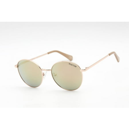 Kenneth Cole Reaction KC2839 28Z 52mm Round Sunglasses Men's Gold