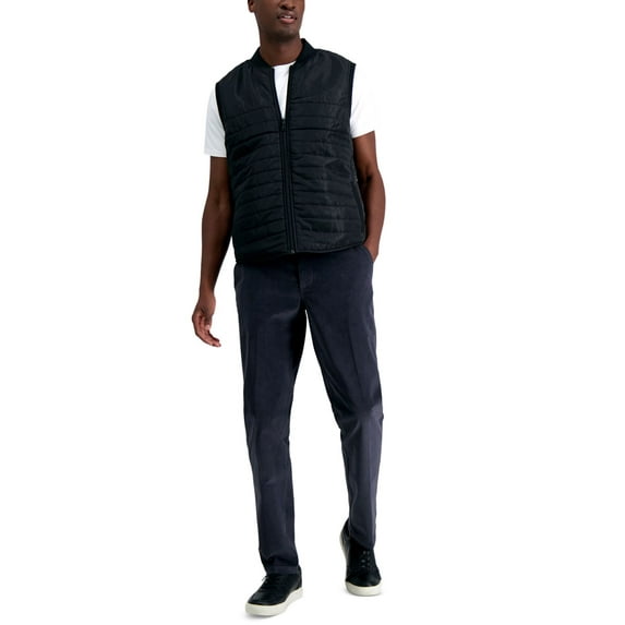 Kenneth Cole Reaction Men Slim-Fit Stretch Corduroy Pants B4HP (Gray,36,30 in)