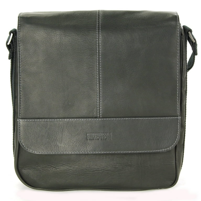 Kenneth cole reaction colombian leather flapover laptop bag top
