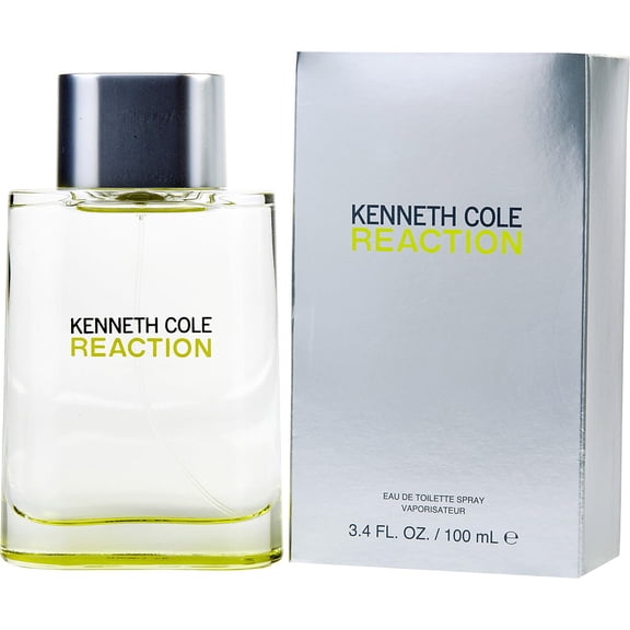 Kenneth Cole Reaction Men's Eau de Toilette Spray - 3.4 oz - Fresh Fruity Blend