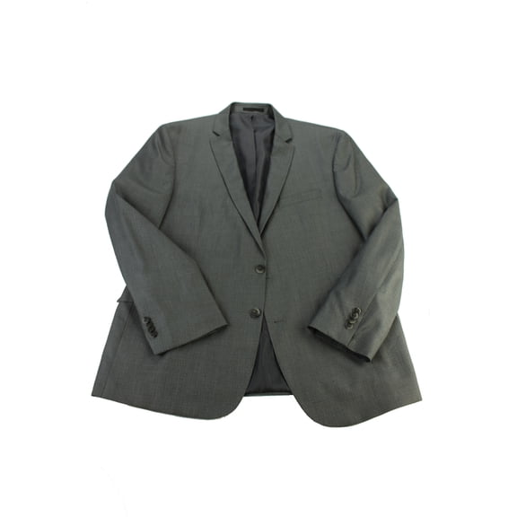 Kenneth Cole Reaction Men's Gray Step Weave Jacket 46R
