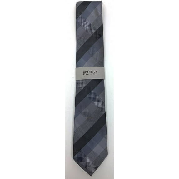 Kenneth Cole Reaction Men's Pepper Buffalo Check Tie