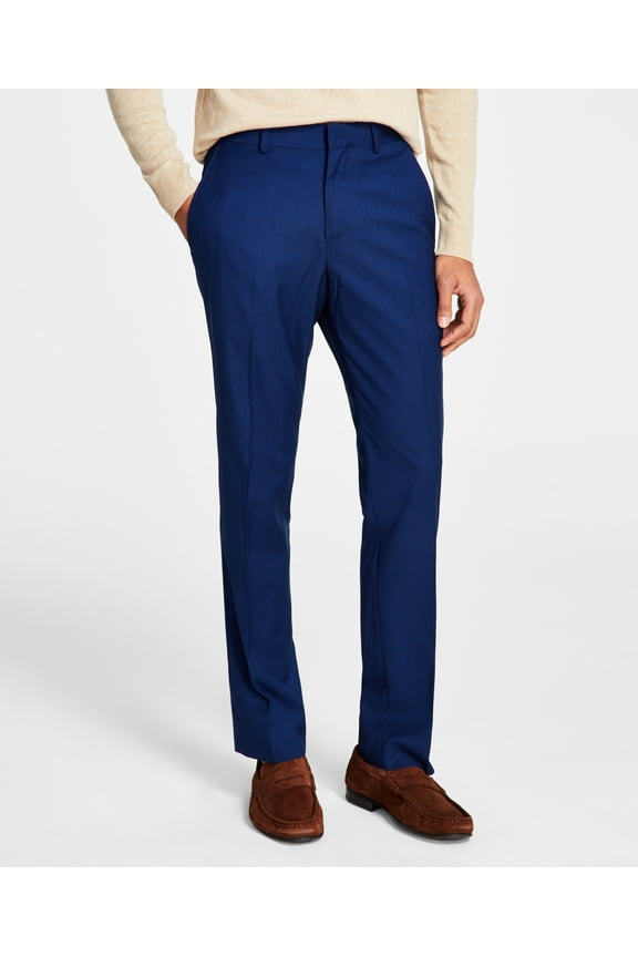 Men's Techni-Cole Suit Separate Slim-Fit Pants Color: Blue Size: 30x32