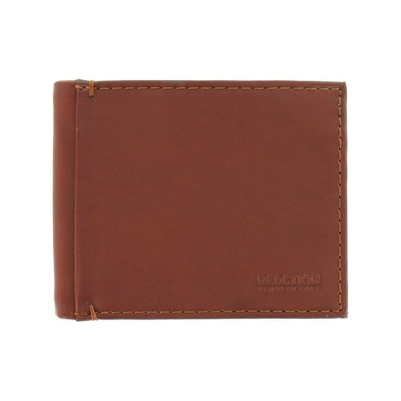 Kenneth Cole Reaction Men's Tan Manmade Material | ID Holder | Bi-Fold Wallet