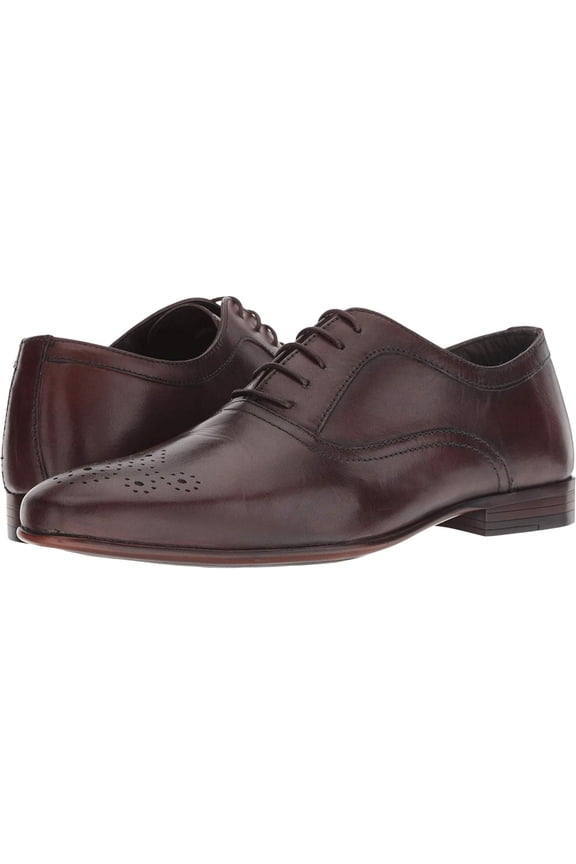Reaction Men's Zac Leather Oxfords Brown 11.5M