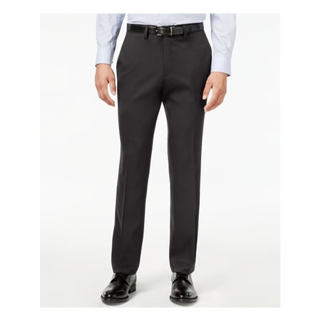 Kenneth Cole Reaction Mens Gabardine Stretch Slim Fit Dress Pants