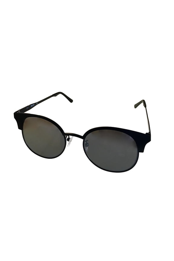 Reaction Mens Gunmetal Sunglass Round Metal Smoke Flash KC1314 2C