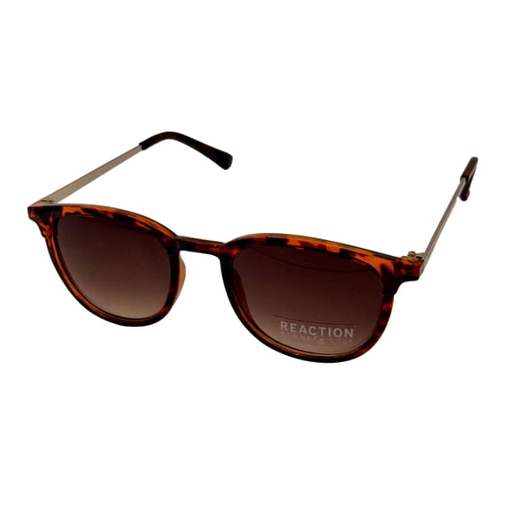 Kenneth Cole Reaction Plastic Men's Havana Soft Square Sunglasses