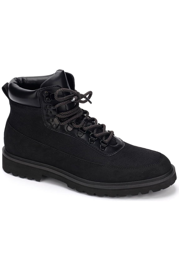 Reaction Mens Klay Leather Ankle Combat & Lace-up Boots