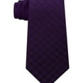 thumbnail image 1 of Kenneth Cole Mens Panel Self-tied Necktie, Purple, One Size, 1 of 1