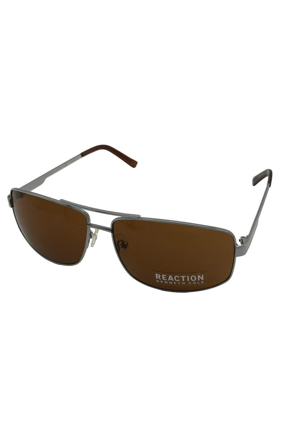 Reaction Mens Rectangle Nickeltin Metal Sunglass, KC1430. 10B