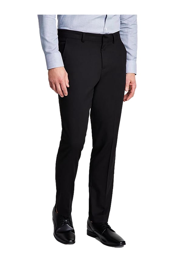 Men's Techni-Cole Suit Separate Slim-Fit Pants Color: Black Size: 30x30
