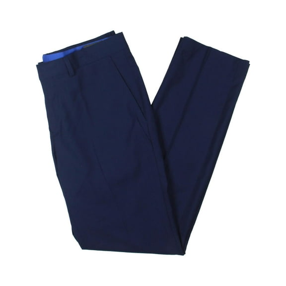 Men's Techni-Cole Suit Separate Slim-Fit Pants Color: Blue Size: 34x30