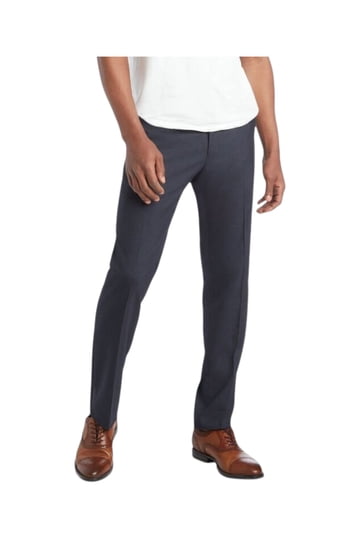 blue dress pants and black shoes Hybrid Wool Pants Black