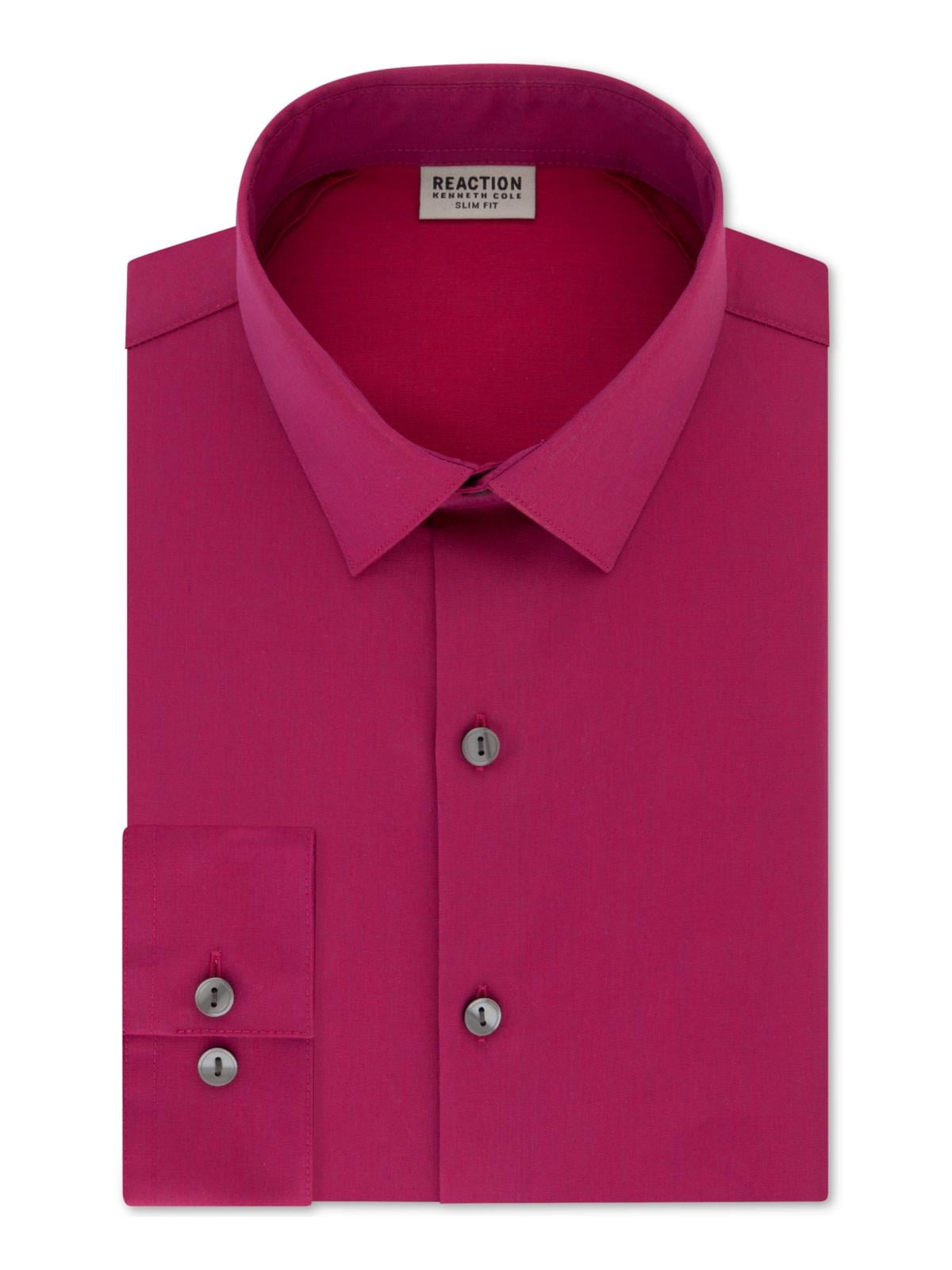 Kenneth Cole - Brandclub - Kenneth Cole Reaction Mens Stretch Slim Fit  Button-Down Shirt