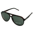 thumbnail image 1 of Kenneth Cole Reaction Mens Sunglass Dark Havana Plastic Aviator, KC1383. 52B, 1 of 6