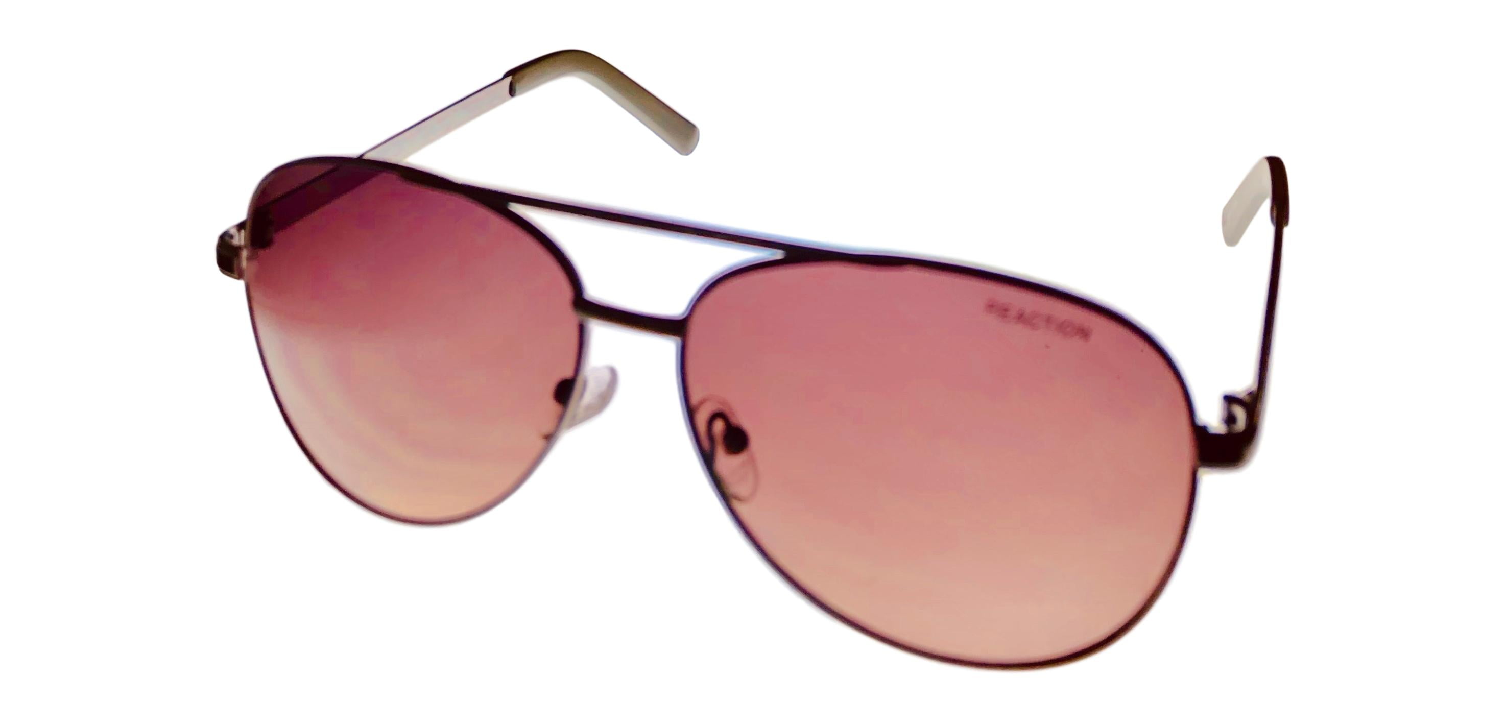 Kenneth Cole Reaction Mens Sunglass Gunmetal Aviator, Gradient Lens KC1356. 8F