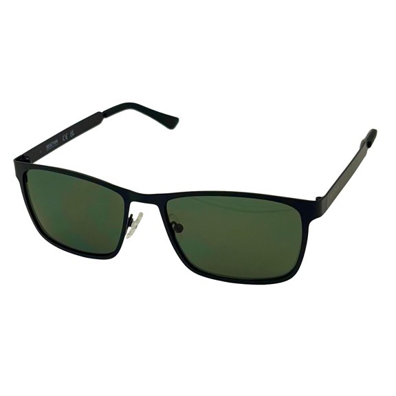 Kenneth Cole Reaction Mens Sunglass Matte Black Metal Rectangle, KC1329. 2N