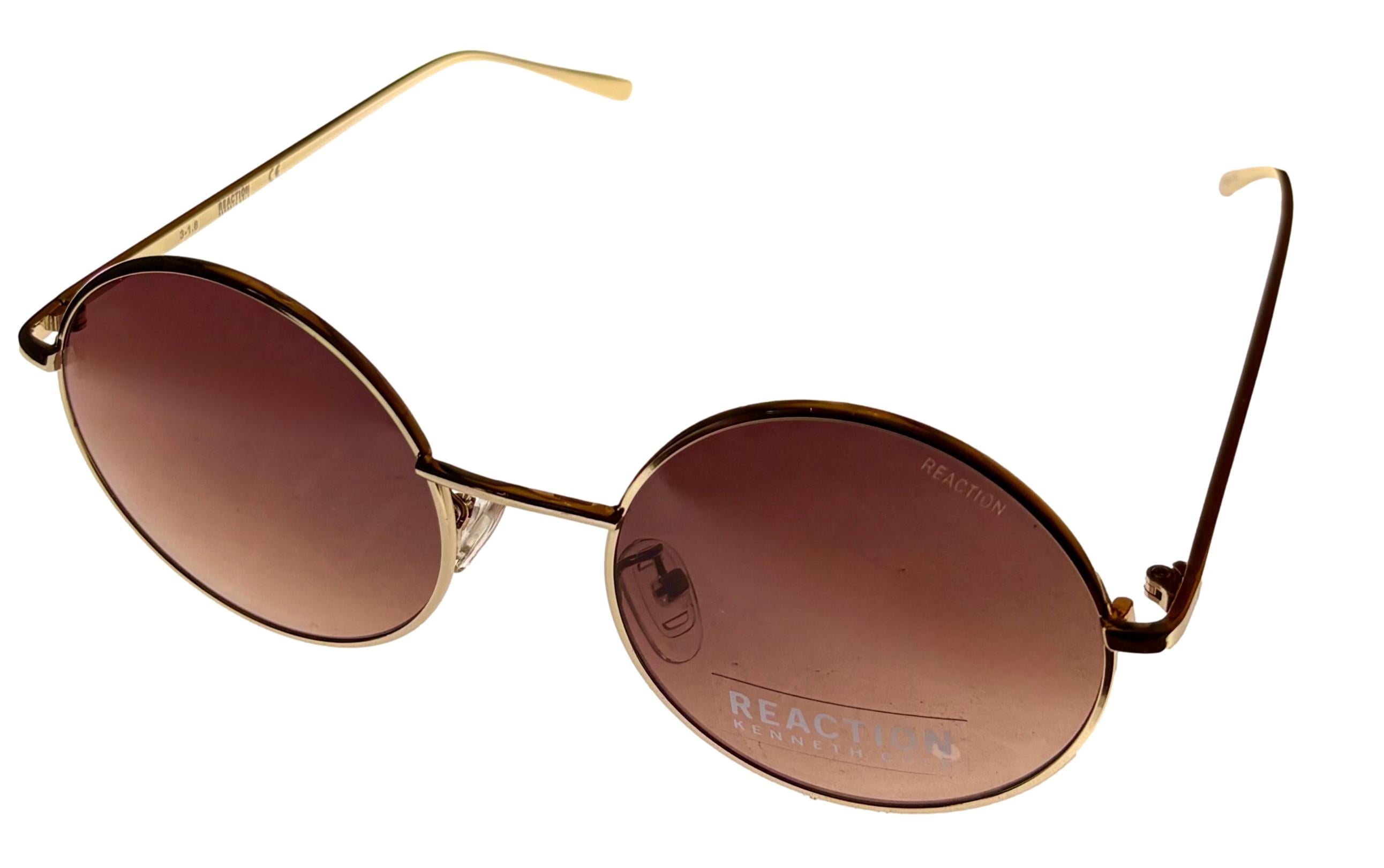 Kenneth Cole Reaction Mens Sunglass Round Gold Metal  display picture 2
