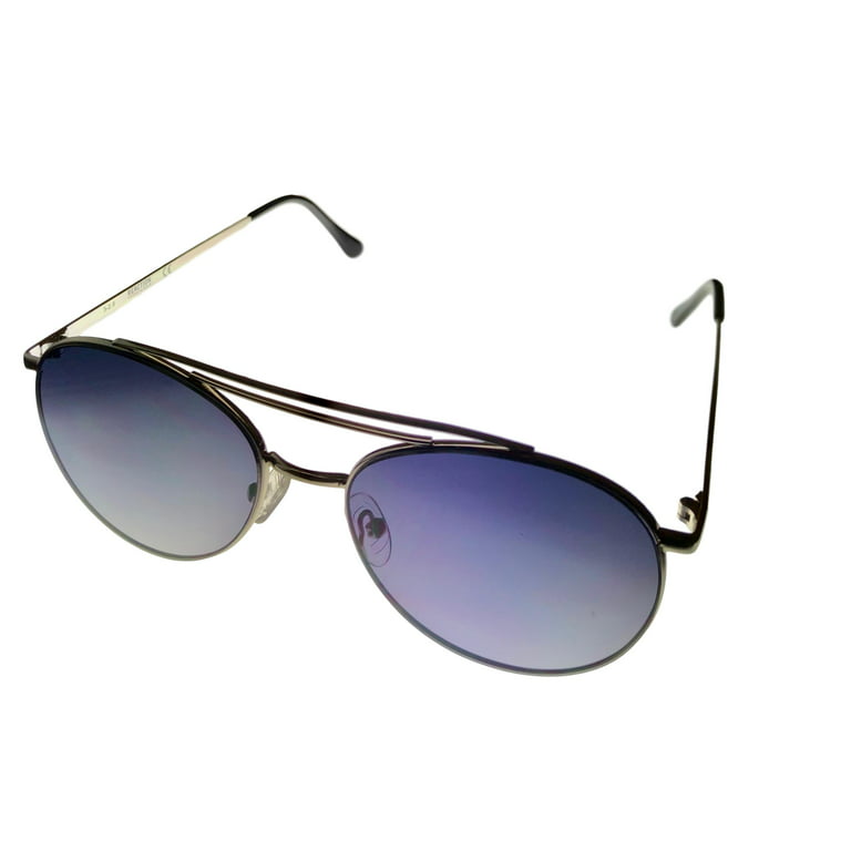 Kenneth Cole Reaction Mens Sunglass S. Silver Gold Metal Aviator, KC1365.  10W