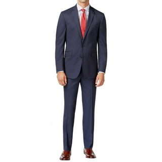 Wool Suit Kenneth Cole Reaction Men's Slim-Fit Techni-Cole Stretch