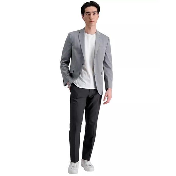 Kenneth Cole Mens Modern fit Dress Pants 30 / 32 Grey Check