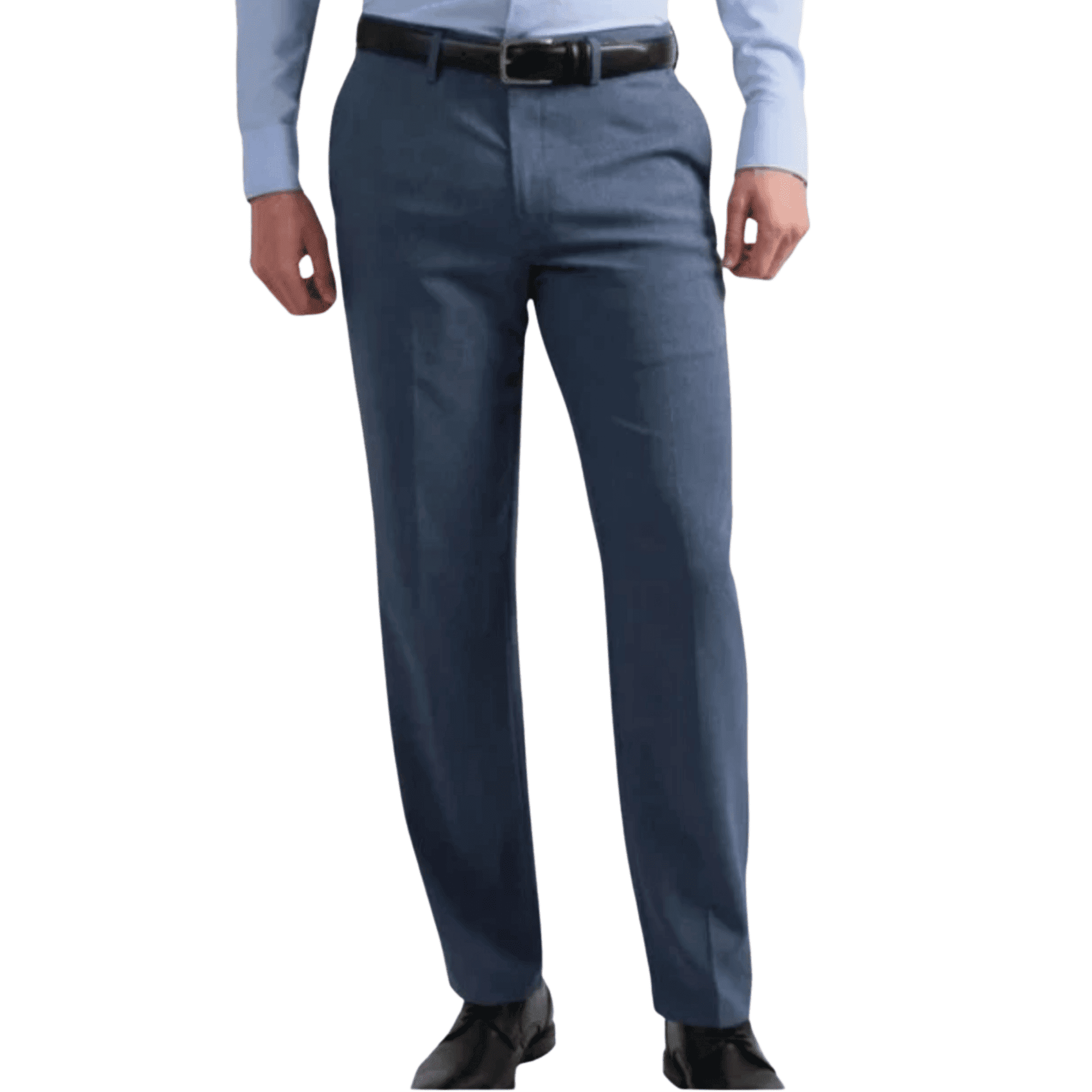 slim fit dress slacks Skinny-Fit Stretch Performance Pant – Black