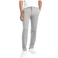 thumbnail image 1 of Kenneth Cole Mens Slim fit Dress Pants 36 / 30 Light Grey Solid Stretch, 1 of 2