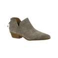 thumbnail image 1 of Kenneth Cole Reaction Women's Sideway Suede Stacked Block Heel Ankle Boots, 1 of 4