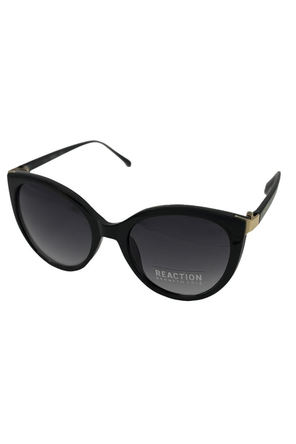 Reaction Womens Cat Eye Black Plastic Sunglass KC1391. 1B
