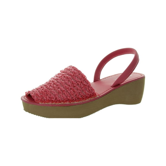 Kenneth Cole Reaction Womens Fine Glass Weave Woven Wedge Slingback Sandals