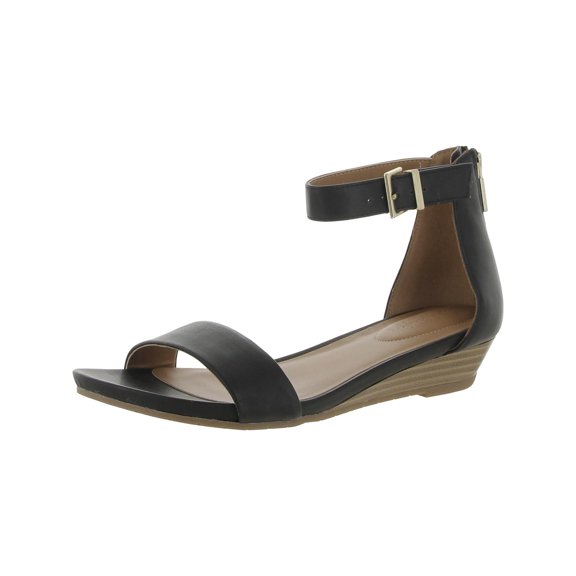 Kenneth Cole Reaction Womens Great Viber Strappy Faux Leather Ankle Strap