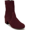 thumbnail image 1 of Kenneth Cole Reaction Womens Road Stretch Faux Suede Block Heel Ankle Boots, 1 of 3