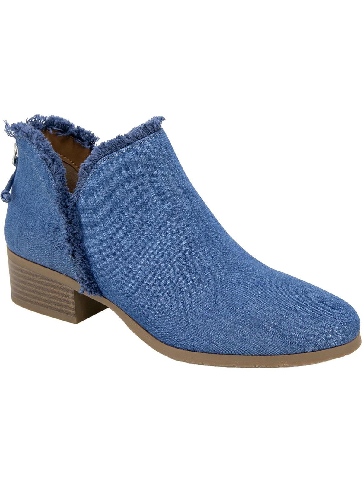 Kenneth Cole Reaction Womens SIDE SKIP Zipper Ankle Boots