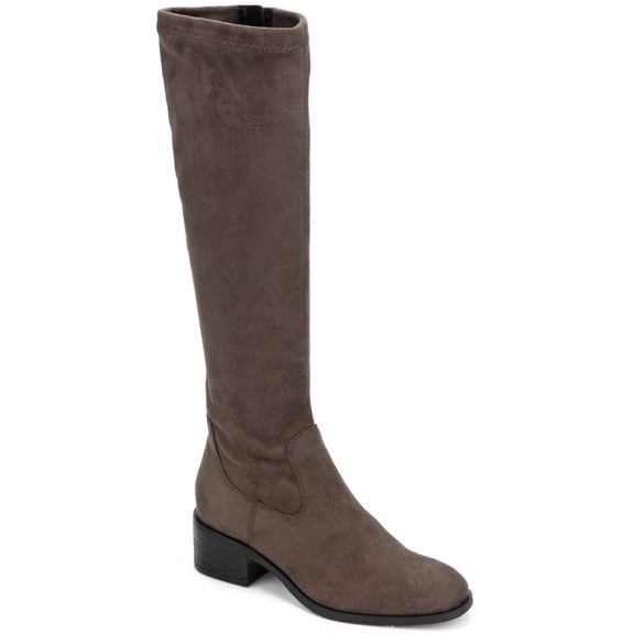 Kenneth Cole Reaction Womens Salt Stretch Zipper Block Heel Knee-High Boots