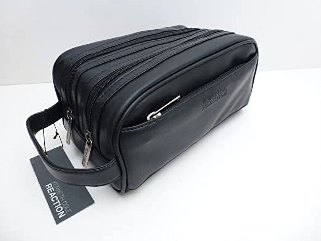 Kenneth Cole Travel Dopp Bag Black Toiletry Case Shave Kit Walmart
