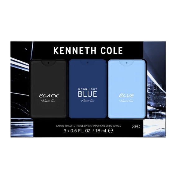 Kenneth Cole Travel Spray Cologne Gift Set for Men, 3 Pieces