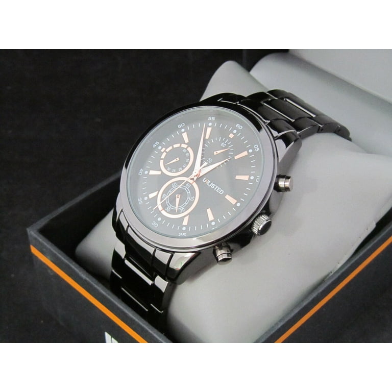 Kenneth Cole Unlisted Mens Stainless Steel Watch UL 77612