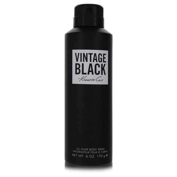 Kenneth Cole Vintage Black by Kenneth Cole Body Spray 6 oz for Men Pack of 2
