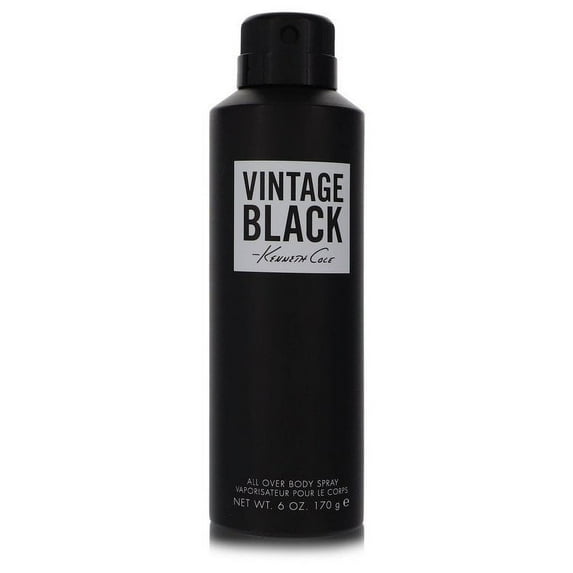Kenneth Cole Vintage Black by Kenneth Cole Body Spray 6 oz for Men Pack of 3