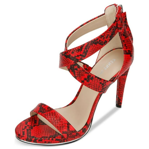 Kenneth Cole Women's Brooke Cross Sandals Red Size 6.5 M