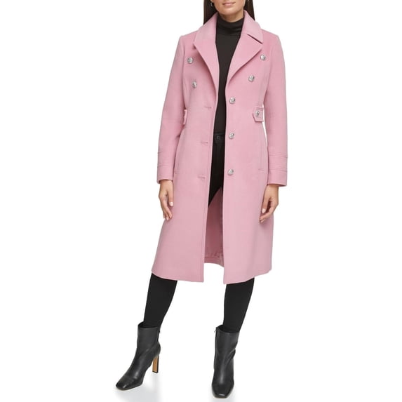 Kenneth Cole Women's Full Length Wool Jacket, Pink