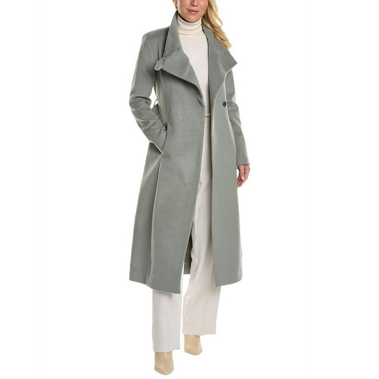 Kenneth cole reaction wool blend maxi wrap coat sale